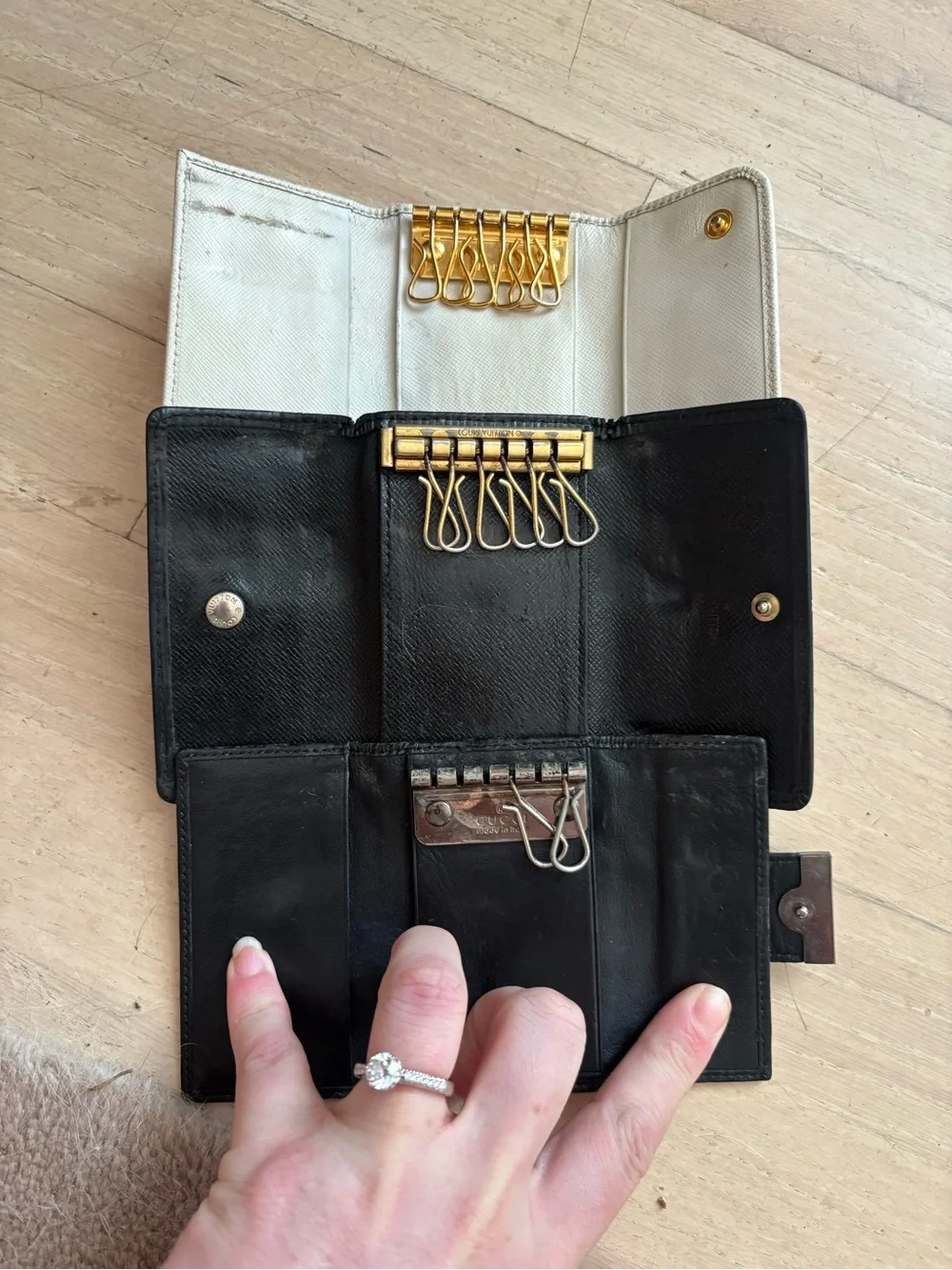 RESELLER LUX SMALL LEATHER GOOD 3 PACK - Key Holders NO OFFERS
